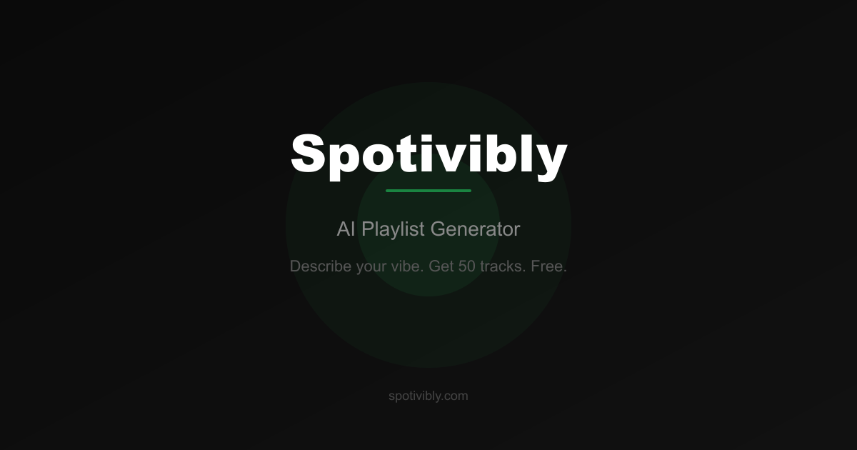 Playlist Maker - Make a Spotify or YouTube Playlist with AI | Spotivibly
